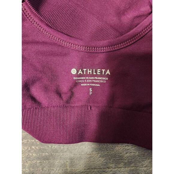 Athleta size S Magenta Sports Bra - Picture 3 of 3
